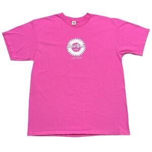 Vintage‎ 80s Hard Rock Hotel Las Vegas Floral T-Shirt - Single Stitch Tee - L